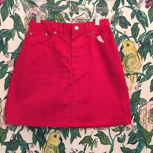 NWT Vintage 80’s Jean Wrangler White Tag Mini Skirt